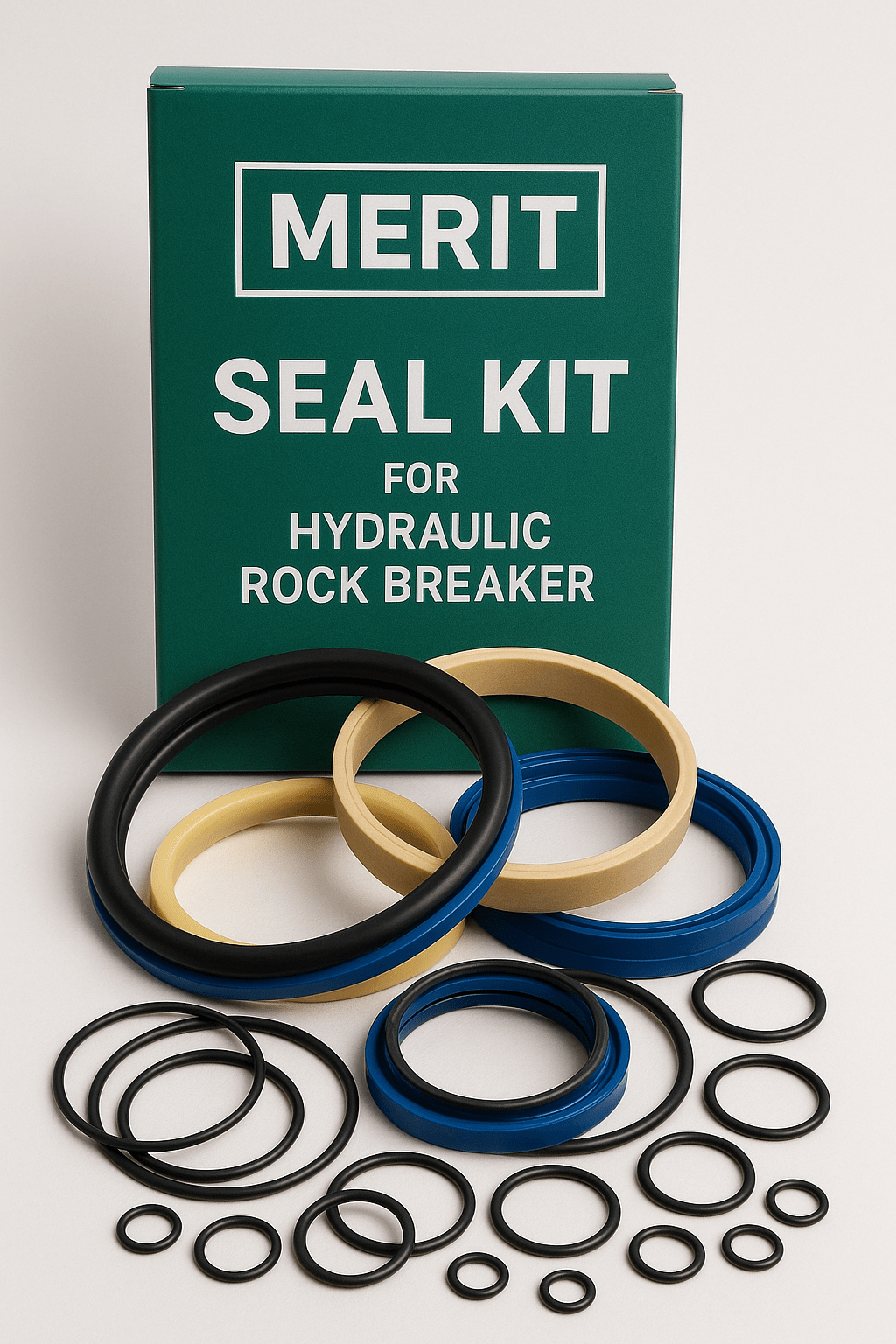 Těsnicí sady s krabicí MERIT pro hydraulická bourací kladiva